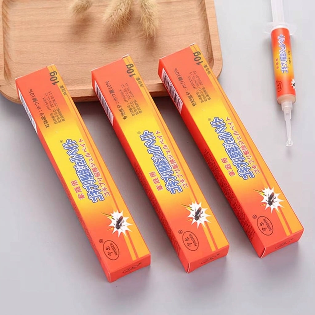 ゴキブリ駆除剤 ジェル 10g｜ホウ酸配合 置くだけ 細ノズル付き 家庭用ベイト剤