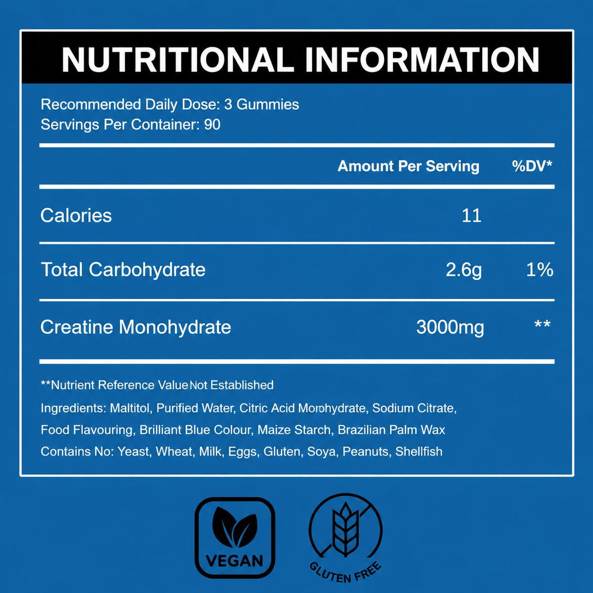 Creatine Gummies – Blueberry