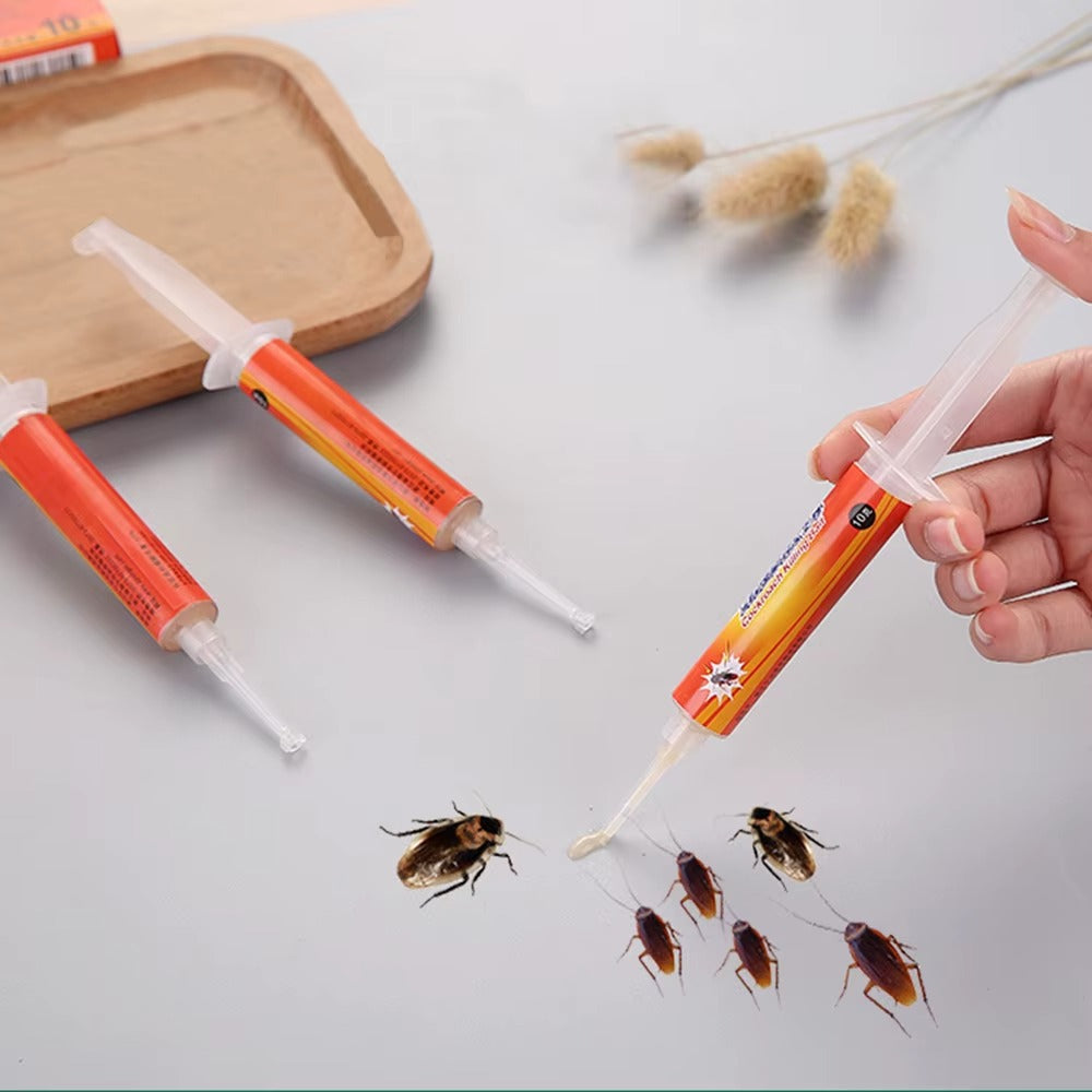 ゴキブリ駆除剤 ジェル 10g｜ホウ酸配合 置くだけ 細ノズル付き 家庭用ベイト剤